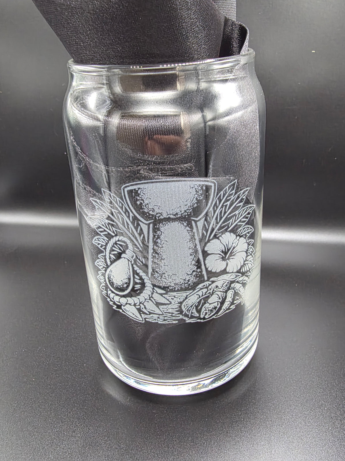 16 ounce Beer Can Glass