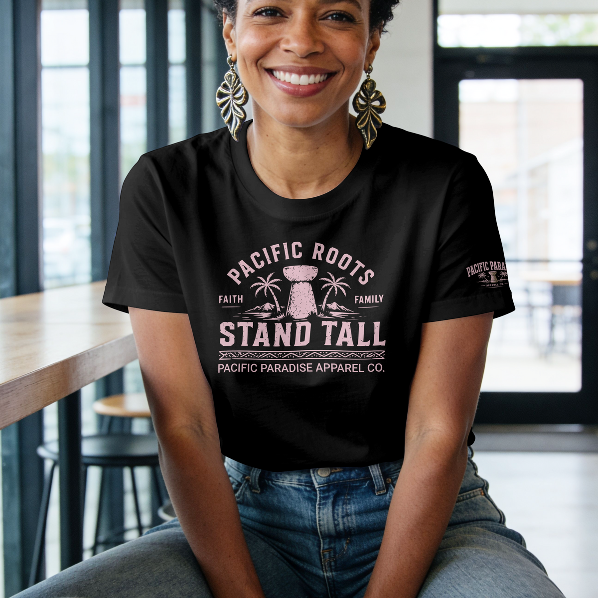 Pacific Roots – Stand Tall Women’s Tee